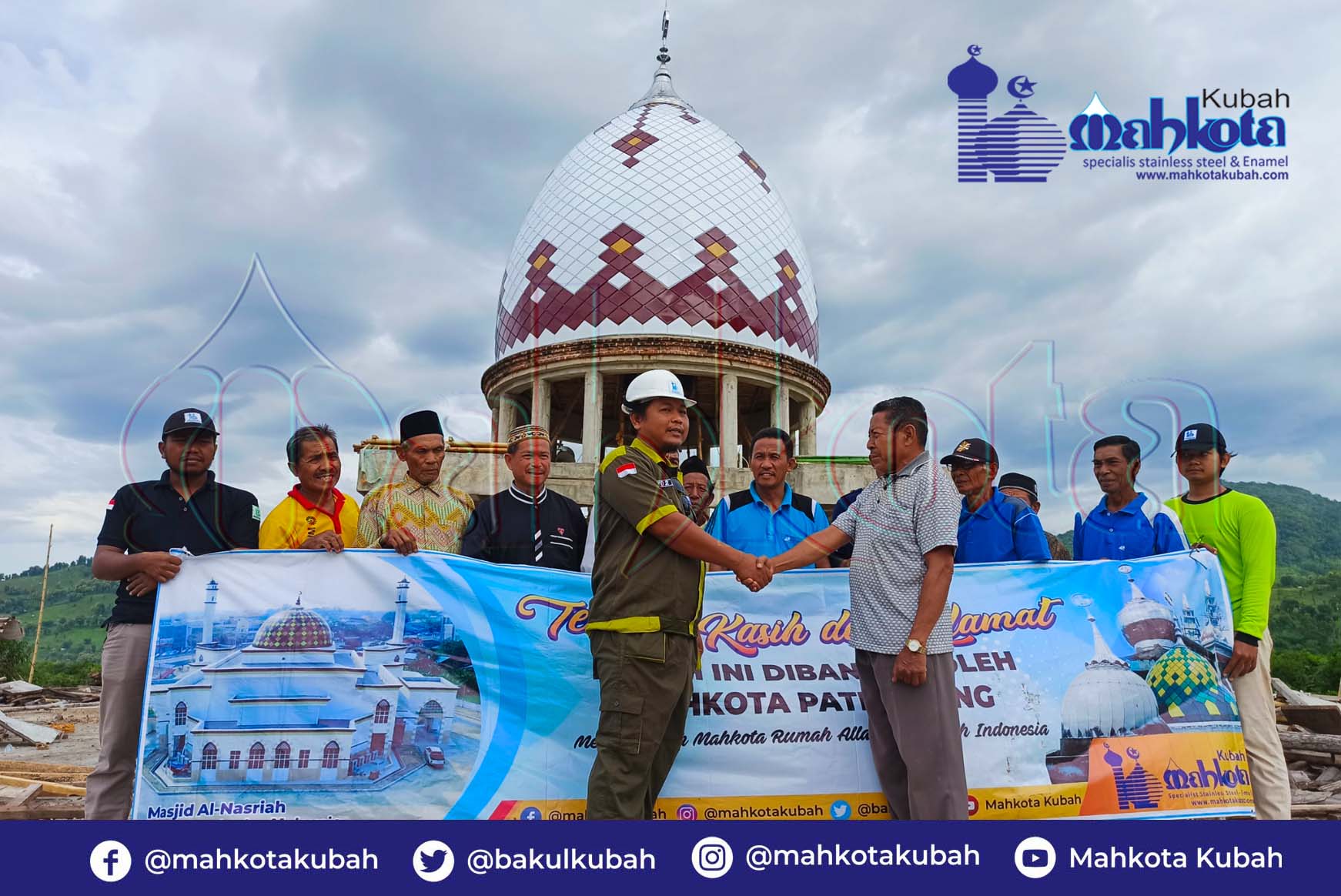 harga kubah masjid bisa dinego