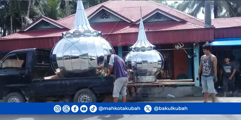 kubah masjid stainless steel