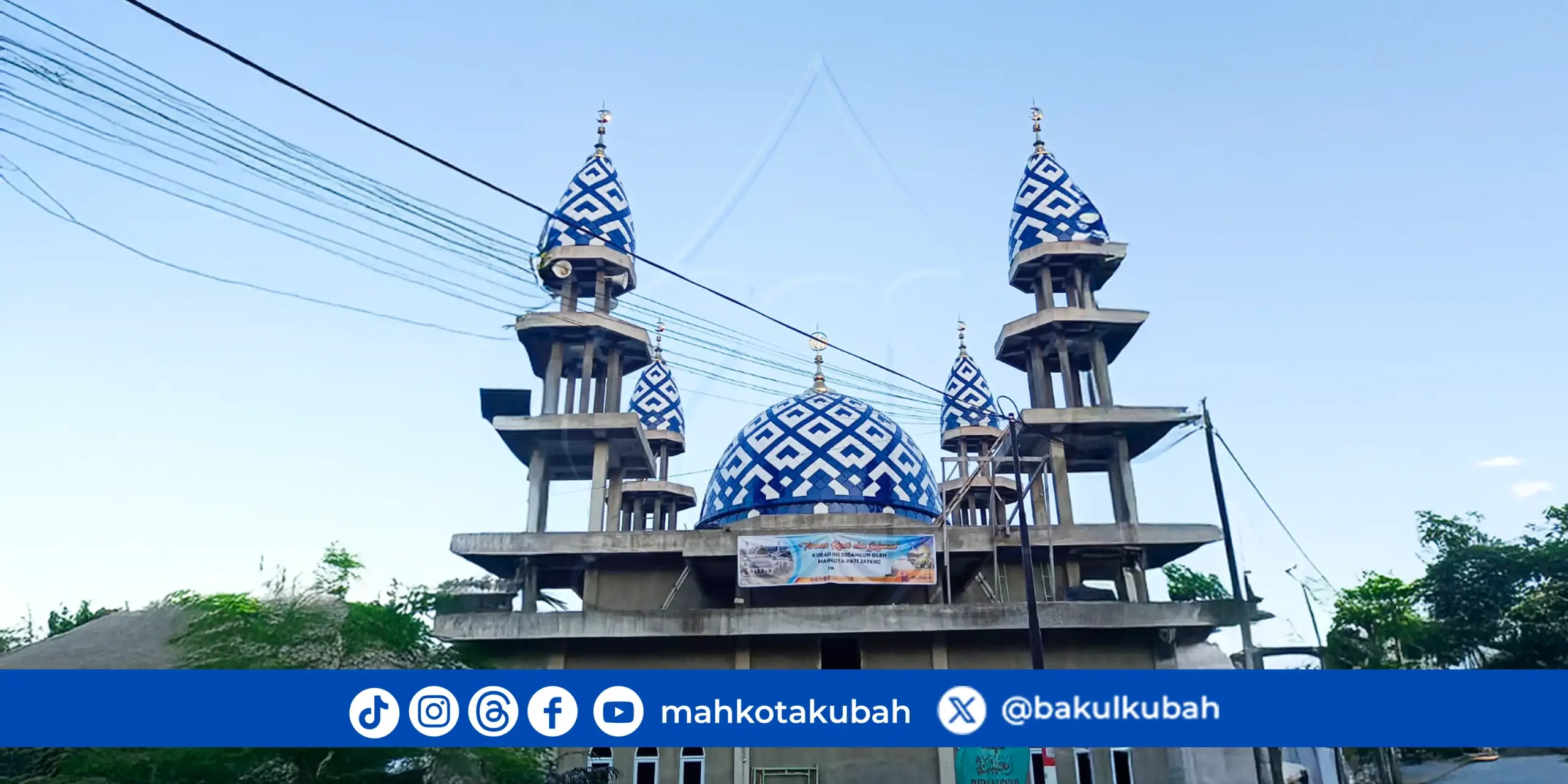 Kubah Masjid Enamel Galvalume Kota Batam