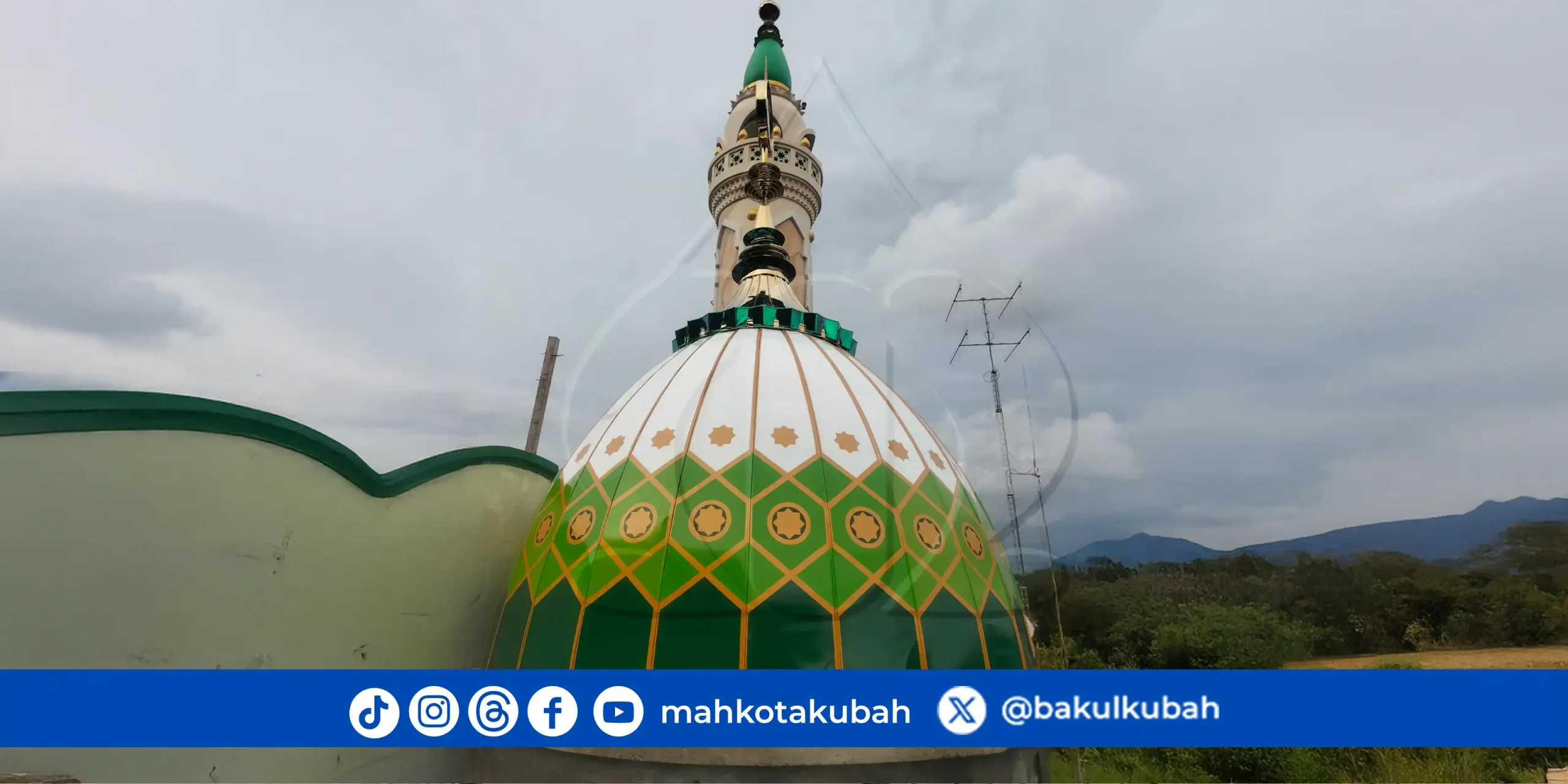 Pemasangan Kubah Galvalume Dekoratif Tanjungjaya, Tasikmalaya_net