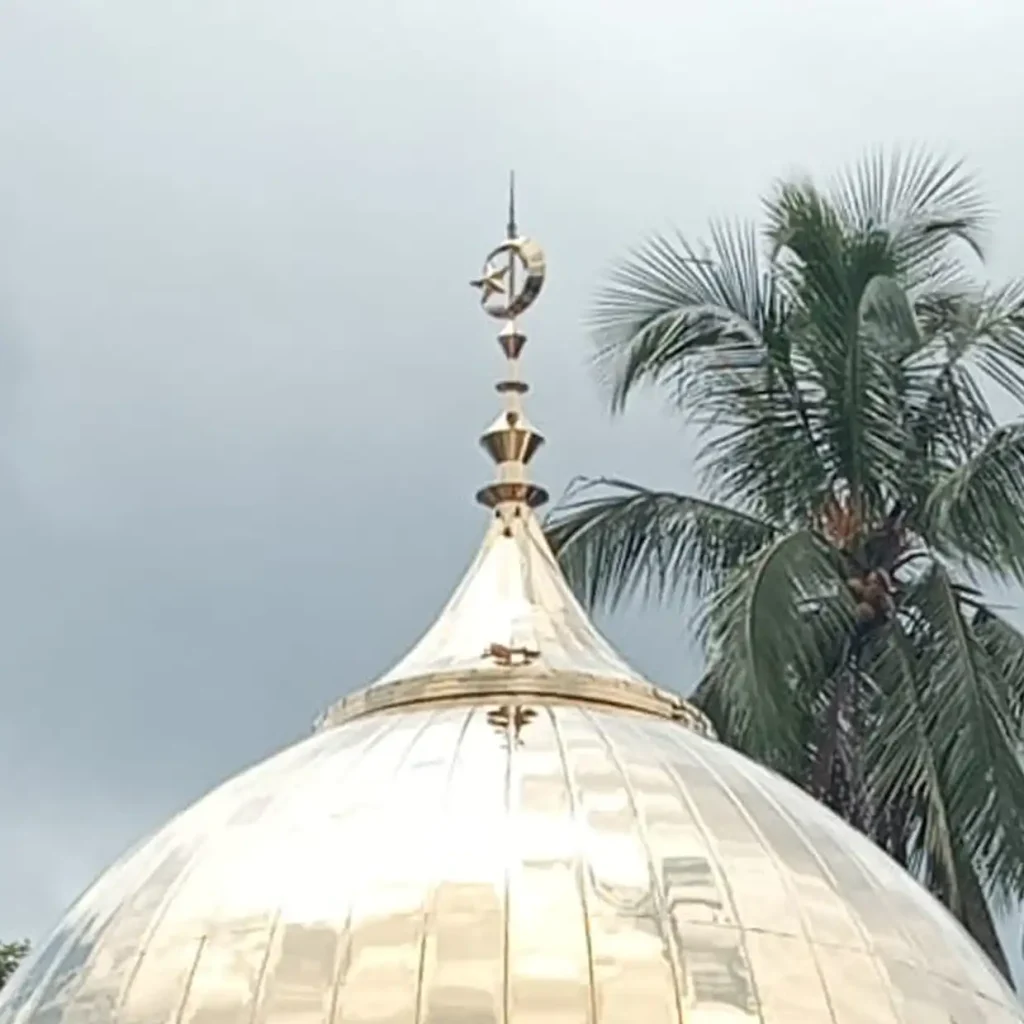 makara kubah stainless gold