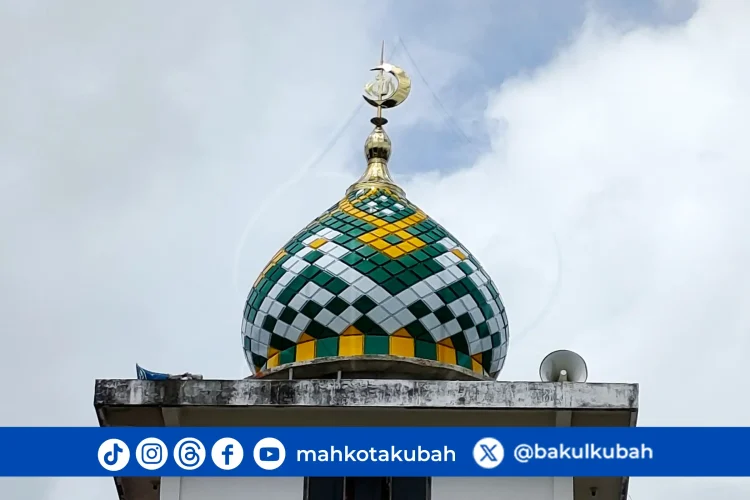 pemasangan kubah enamel galvalume Pagar Alam_net