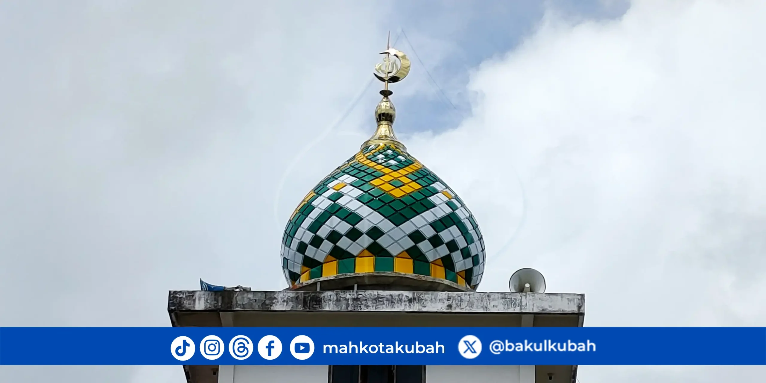 pemasangan kubah enamel galvalume Pagar Alam_net