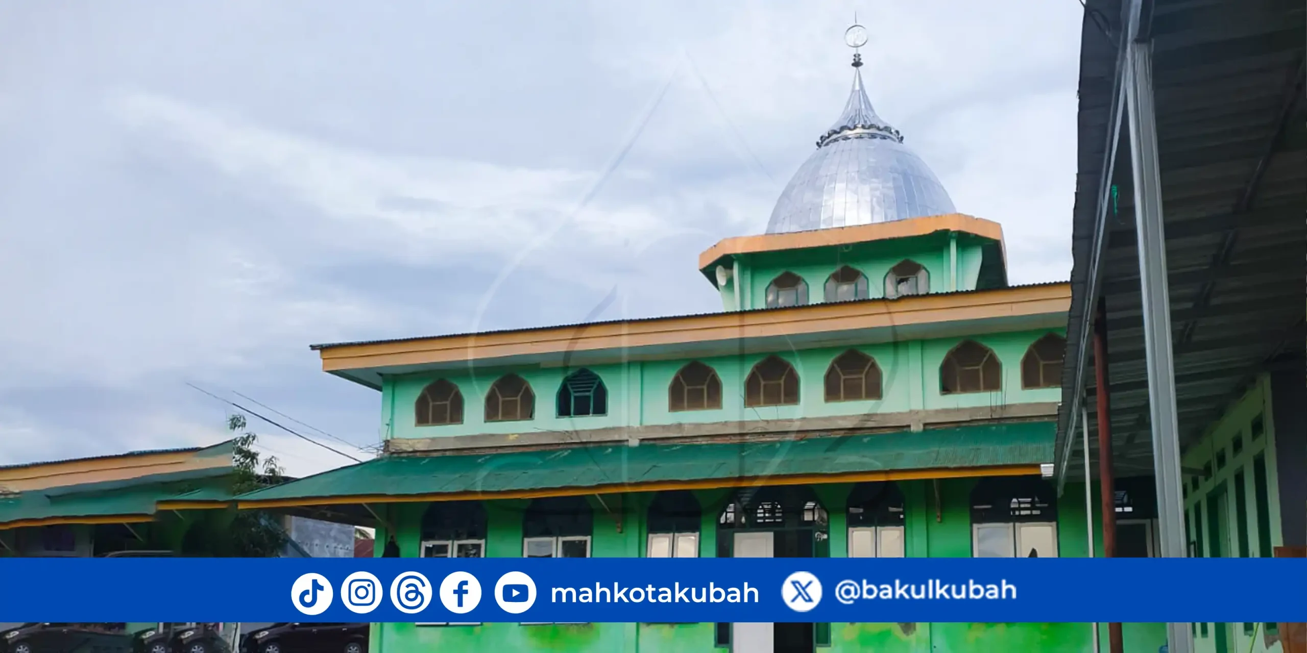 Pemasangan kubah stainless 5,5m Belopa Utara Luwu Sulawesi Selatan_com