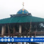 pemasangan kubah enamel galvalume Kapuas - Kalimantan Tengah_net