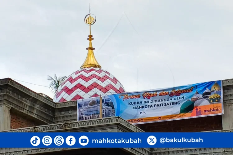 Jual Kubah Masjid Enamel Galvalume 3m pemenang lombok utara_com