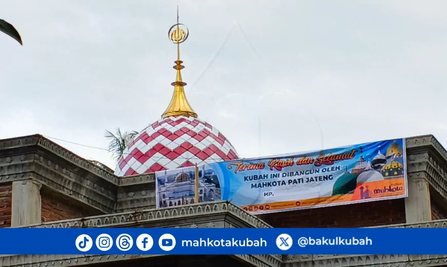 Jual Kubah Masjid Enamel Galvalume 3m pemenang lombok utara_com