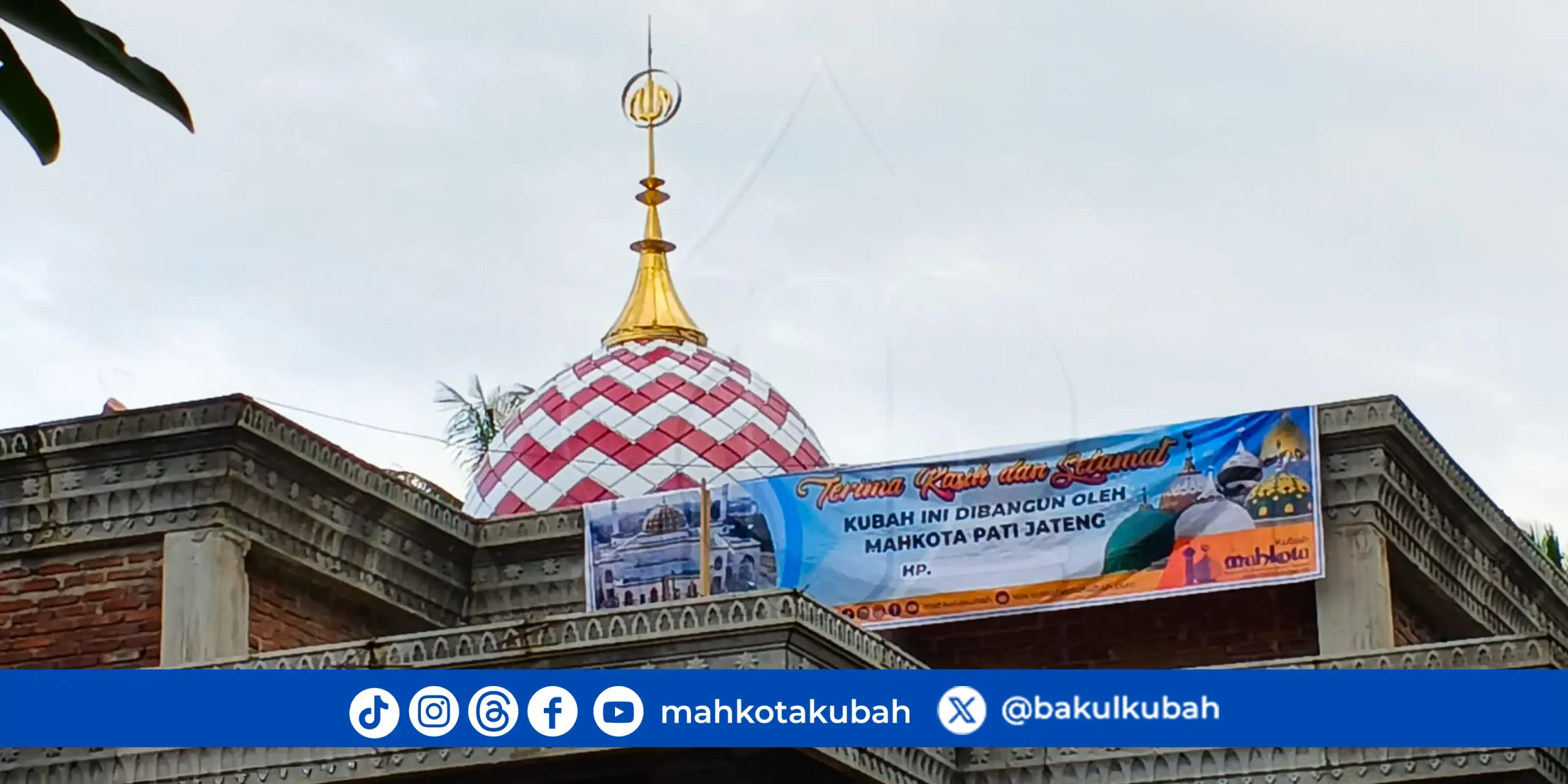 Jual Kubah Masjid Enamel Galvalume 3m pemenang lombok utara_com