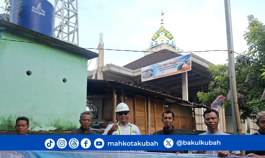 Pemasangan Kubah Enamel Malaka Lombok Utara_net