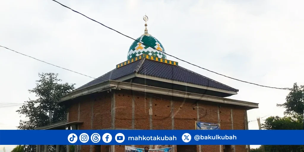 pemasangan kubah enamel 4m Singosari Malang_net