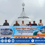 pemasangan kubah stainless setengah bola 6m baruga kendari_net