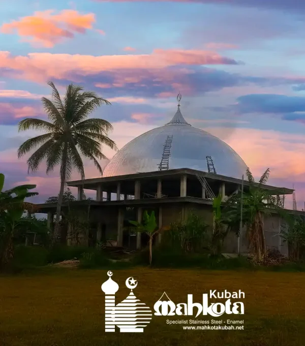 thumb_Pemasangan kubah stainless Berau Kalimantan timur_net