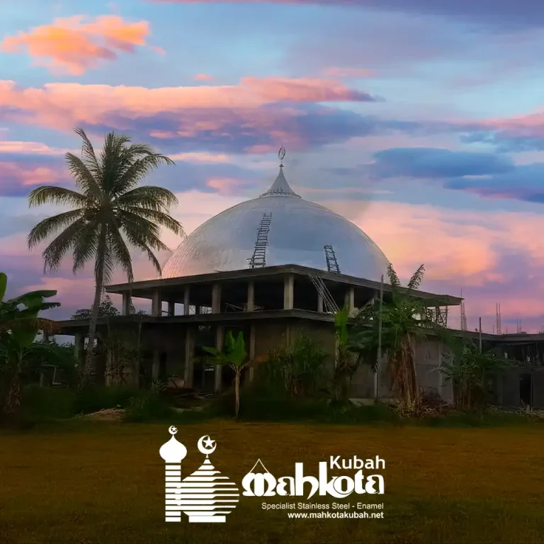 thumb_Pemasangan kubah stainless Berau Kalimantan timur_net