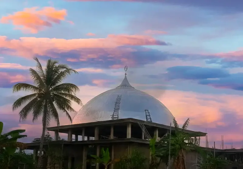 thumb_Pemasangan kubah stainless Berau Kalimantan timur_net