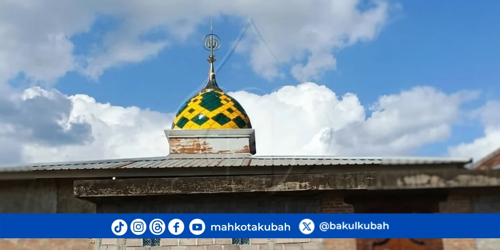 pemasangan kubah enamel galvalume woja dompu ntb net