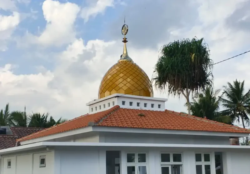 thum pemasangan kubah masjid enamel galvalume baok praya lombok tengah net