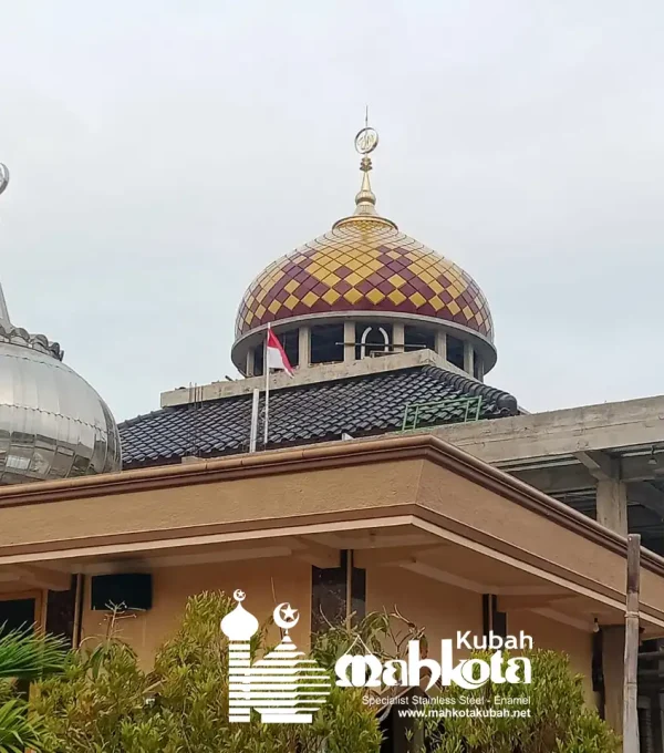 thum_pemasangan kubah enamel Masjid Annur Desa prapag kidul Kec Losari Kab Brebes Jateng Kubah diameter 5m_net