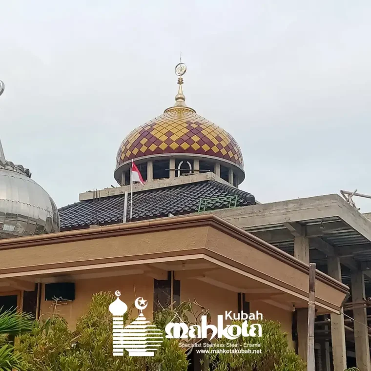 thum_pemasangan kubah enamel Masjid Annur Desa prapag kidul Kec Losari Kab Brebes Jateng Kubah diameter 5m_net