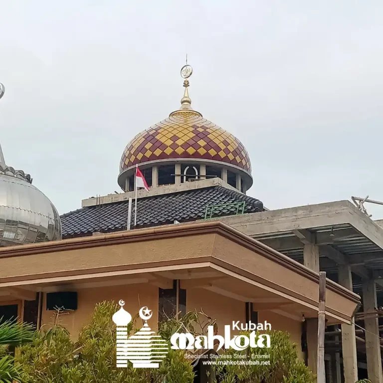 thum_pemasangan kubah enamel Masjid Annur Desa prapag kidul Kec Losari Kab Brebes Jateng Kubah diameter 5m_net