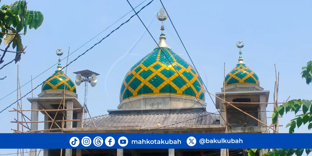 pemasangan kubah enamel galvalume 6m di masjid al ikhlas karangdowo kutoharjo pati_net
