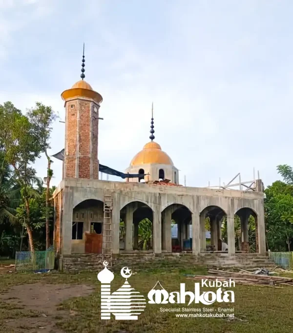 thumb pemasangan kubah galvalume Dayah Al Fata Trienggadeng Pidie Jaya Aceh net