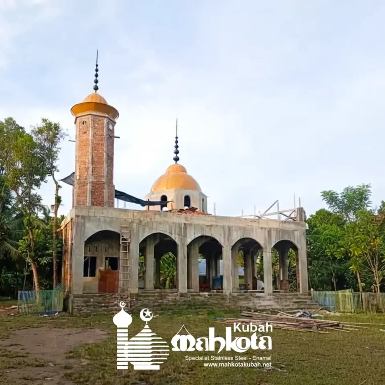thumb pemasangan kubah galvalume Dayah Al Fata Trienggadeng Pidie Jaya Aceh net