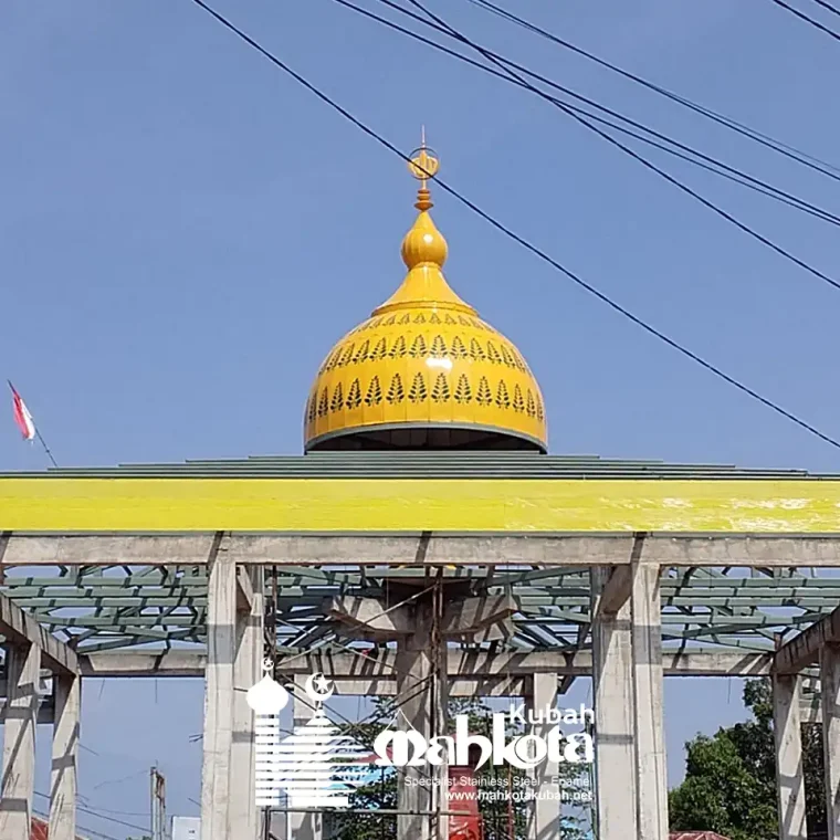 thumb_pemasangan kubah dekoratif diameter 3.5m dan 125cm di masjid Al amanah desa lasoani kota palu_net