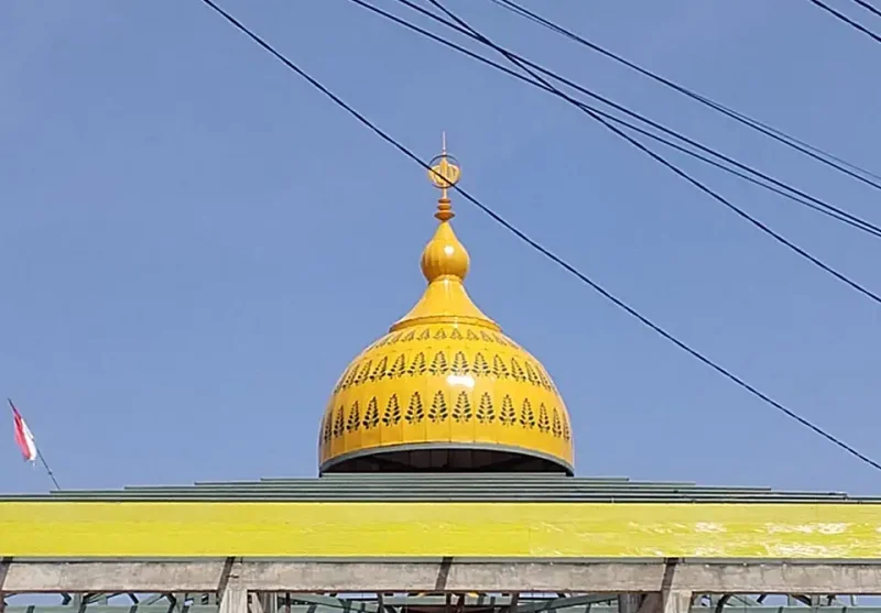 thumb_pemasangan kubah dekoratif diameter 3.5m dan 125cm di masjid Al amanah desa lasoani kota palu_net